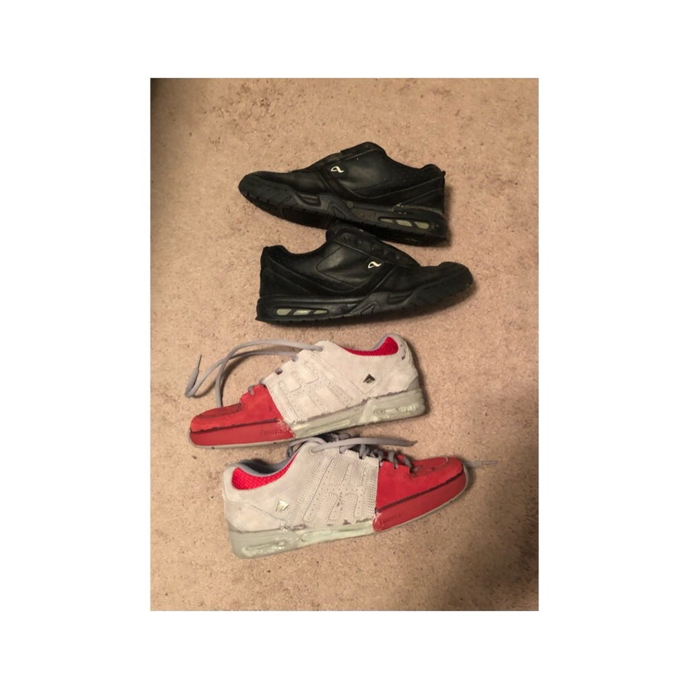 Emerica Ellington Skate Shoes Size 11.5 & Adio Bam V2 Shoes Size 10.5